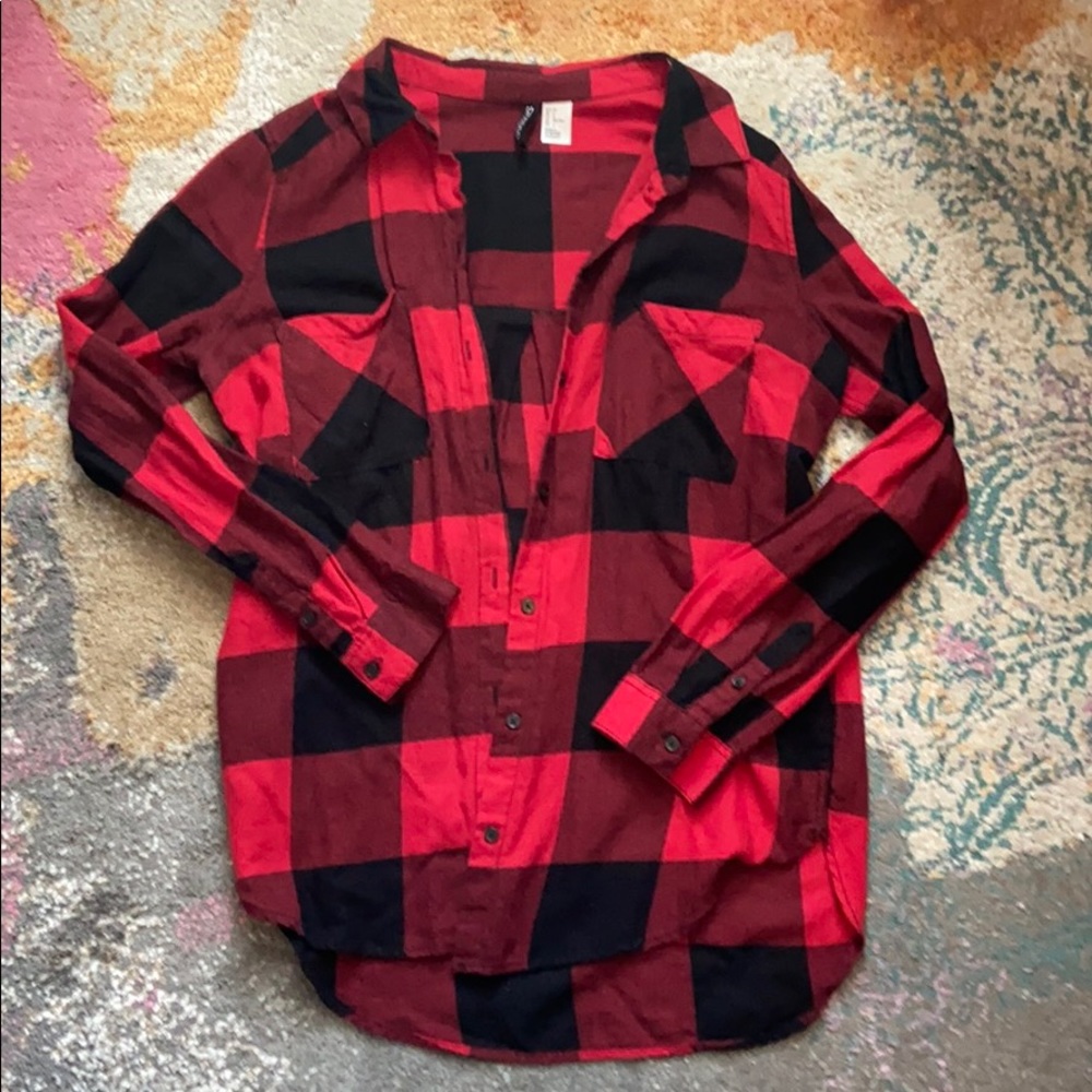 Red and black flannel